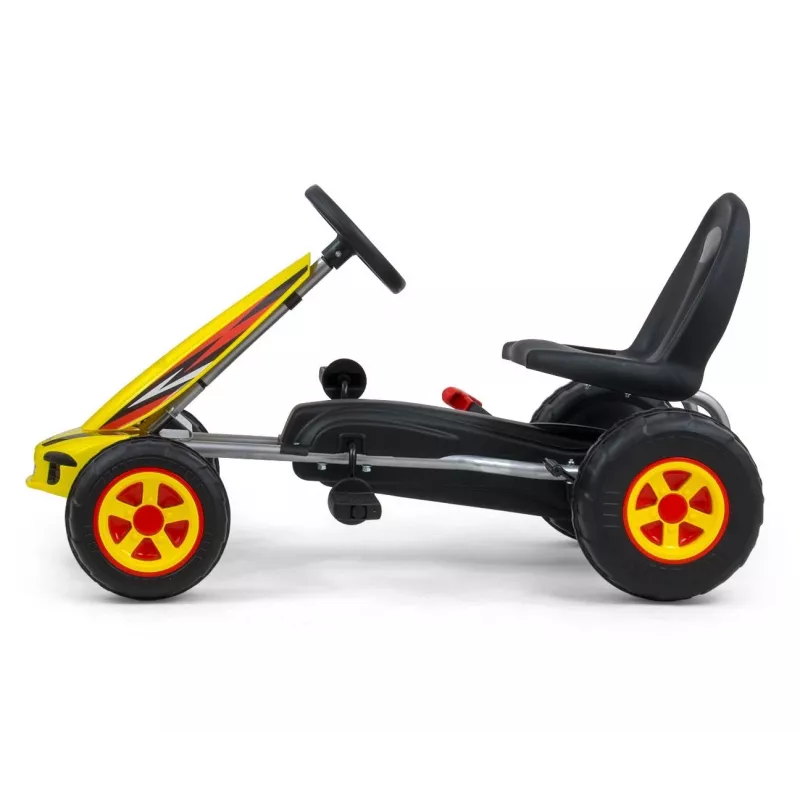 MILLY MALLY skelter met pedalen Viper geel