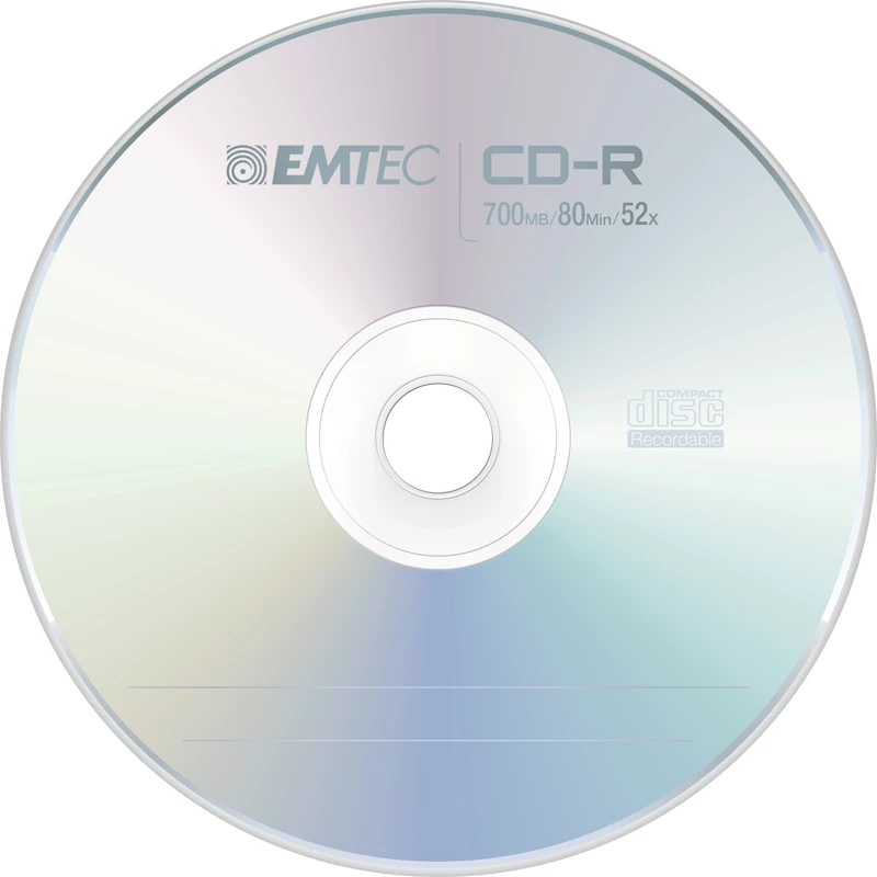 EMTEC Vinyl Look CD-R 700MB 80min 52x 10er-spindel