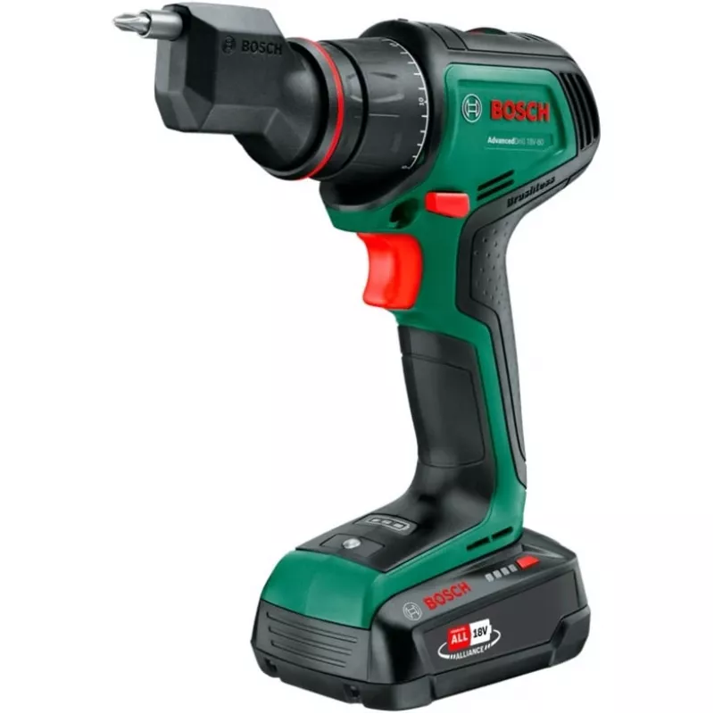 Bosch Home and Garden AdvancedDrill 18V-80 QuickSnap accu-boor-/schroefmachine 18,0 V (06039E2004)