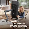ONKRON G95-G tafelmount voor 17-45 inch monitors, grafiet