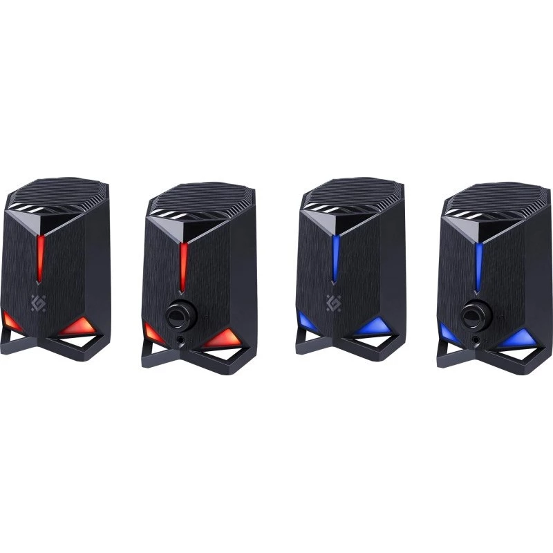 Defender Rocket 2.0 pc-luidsprekers 6W LED zwart