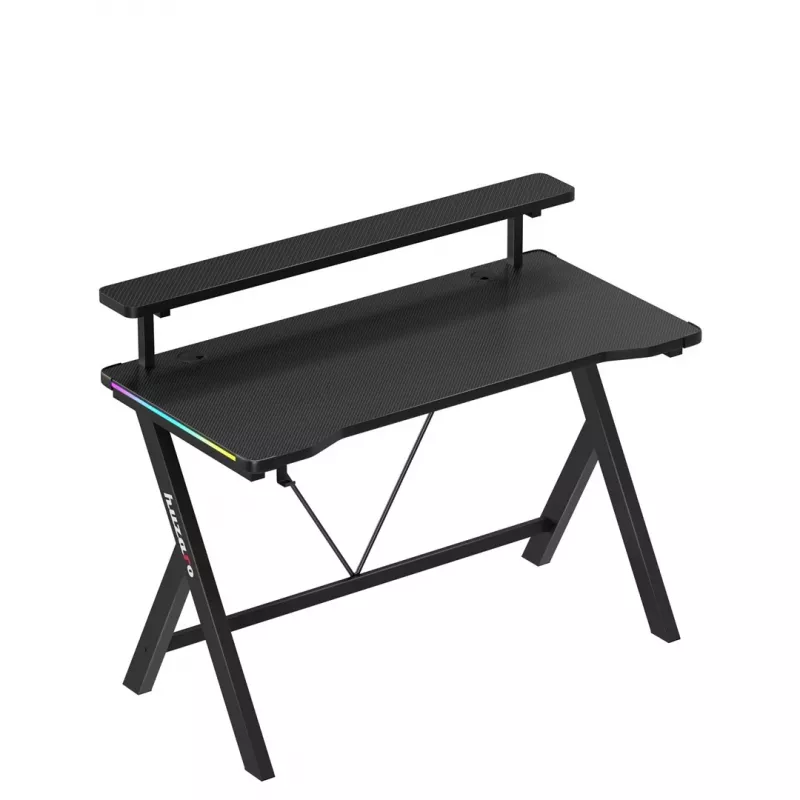 HUZARO Hero 1.9 RGB zwart gaming bureau