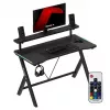 HUZARO Hero 1.9 RGB zwart gaming bureau