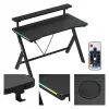 HUZARO Hero 1.9 RGB zwart gaming bureau