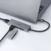 AUKEY CB-C63 USB-C hub ultra slim 4-in-1 aluminium space gray