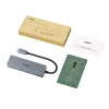 AUKEY CB-C63 USB-C hub ultra slim 4-in-1 aluminium space gray