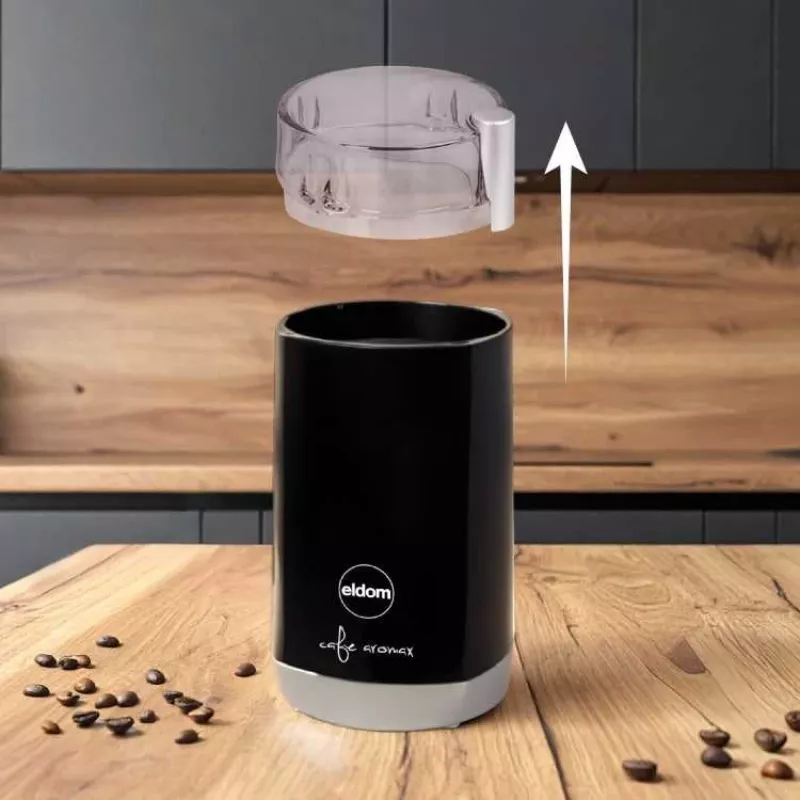 ELDOM MK40 koffiemolen zwart 150W messenmolen