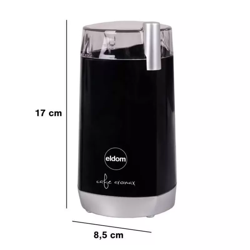 ELDOM MK40 koffiemolen zwart 150W messenmolen