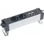 Bachmann montageset voor verlengsnoer - zwart - 2 houders