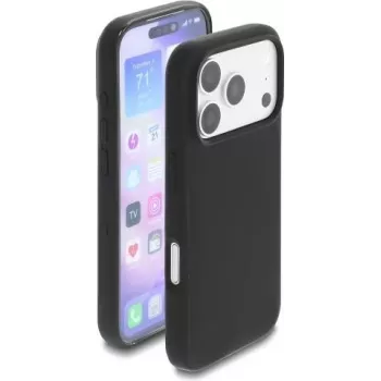 Delock soft-touch siliconen hoesje voor iPhone 17 Pro, zwart (81644)