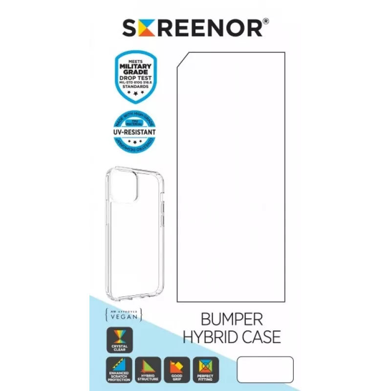 SCREENOR bumper case transparant voor Samsung Galaxy A17 / A17 5G
