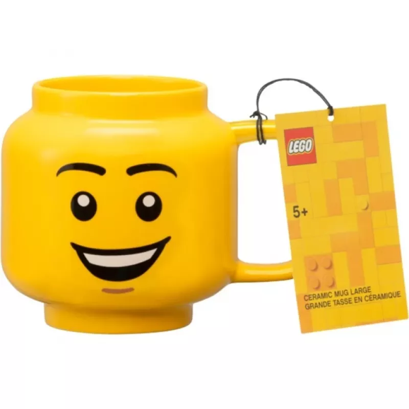LEGO keramische mok Happy Boy geel 250 ml (41460806)