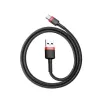 Baseus Cafule USB-A naar USB-C kabel 0,5m 3A rood/zwart