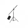 Walimex galgenstativ met tegengewicht, 120-220 cm, 5 kg belasting, zwart