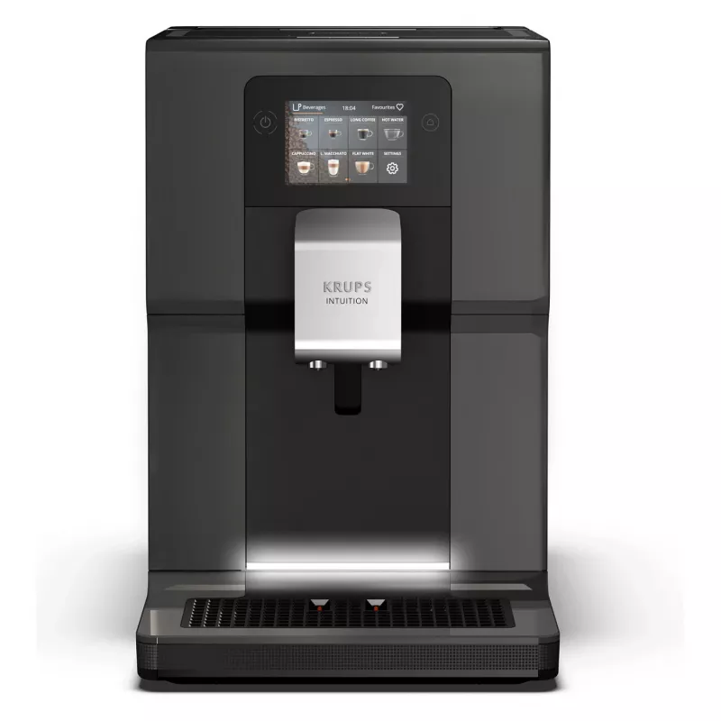KRUPS Intuition Preference EA872B10 volautomatische koffiemachine met cappuccino-bereider, 15 bar, zwart