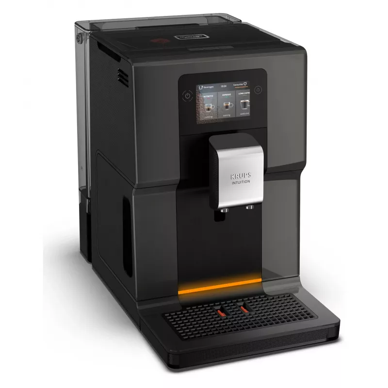 KRUPS Intuition Preference EA872B10 volautomatische koffiemachine met cappuccino-bereider, 15 bar, zwart