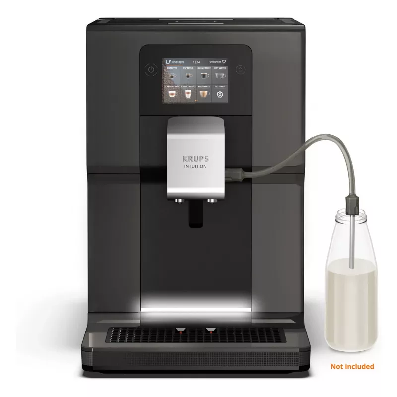 KRUPS Intuition Preference EA872B10 volautomatische koffiemachine met cappuccino-bereider, 15 bar, zwart