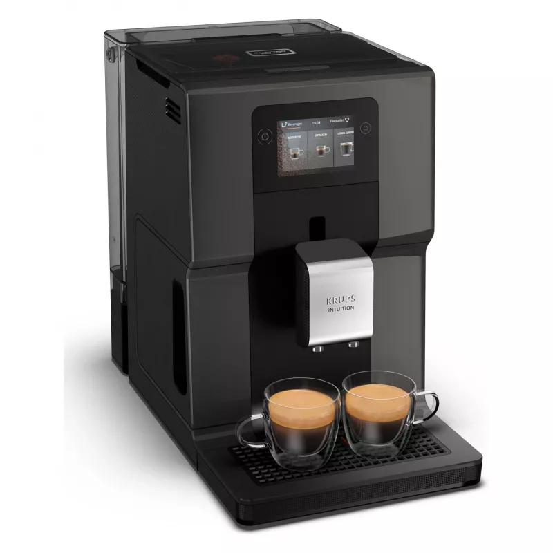 KRUPS Intuition Preference EA872B10 volautomatische koffiemachine met cappuccino-bereider, 15 bar, zwart