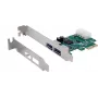 EXSYS EX-11042 PCIe USB 3.2 Gen 1 kaart met 2 poorten NEC-chipset