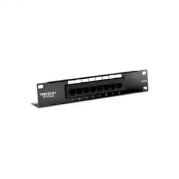 TRENDnet TC-P08C6 Cat6 unshielded patchpanel - 8 poorten wandmontage