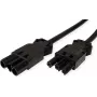 Bachmann spiraalkabel H05VV-F 3G1,5mm² 0,3m zwart ISV