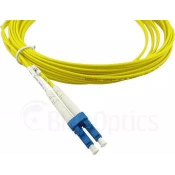 BlueOptics Cisco compatibel CAB-SMF-LC-SC-15 duplex singlemode glasvezel-patchkabel, LC/UPC naar SC/UPC, 15m, beige, OS2 G.657.A1