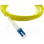 BlueOptics Cisco compatibel CAB-SMF-LC-SC-15 duplex singlemode glasvezel-patchkabel, LC/UPC naar SC/UPC, 15m, beige, OS2 G.657.A1