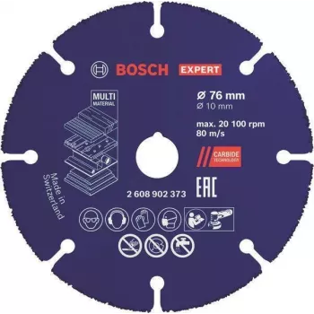 Bosch EXPERT Multi Material Carbide doorslijpschijf 76 x 10mm 1 stuk