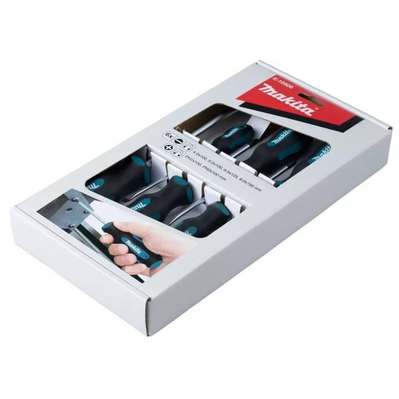 Makita E-10506 Schroevendraaierset, 6 st.