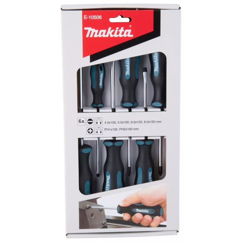 Makita E-10506 Schroevendraaierset, 6 st.