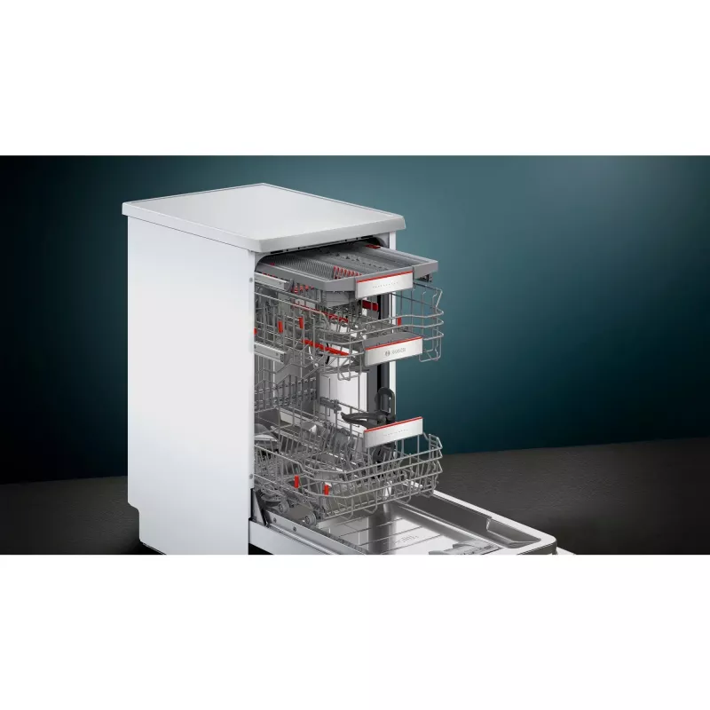 Bosch Serie 6 SPS6YMI14E vrijstaande vaatwasser, 10 couverts, 45 cm, RVS-look, Home Connect