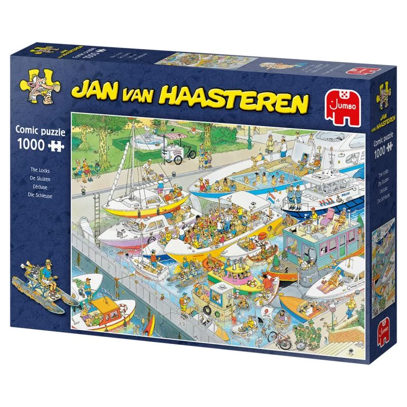 JUMBO SPIELE Jan van Haasteren The Locks 1000-delige puzzel