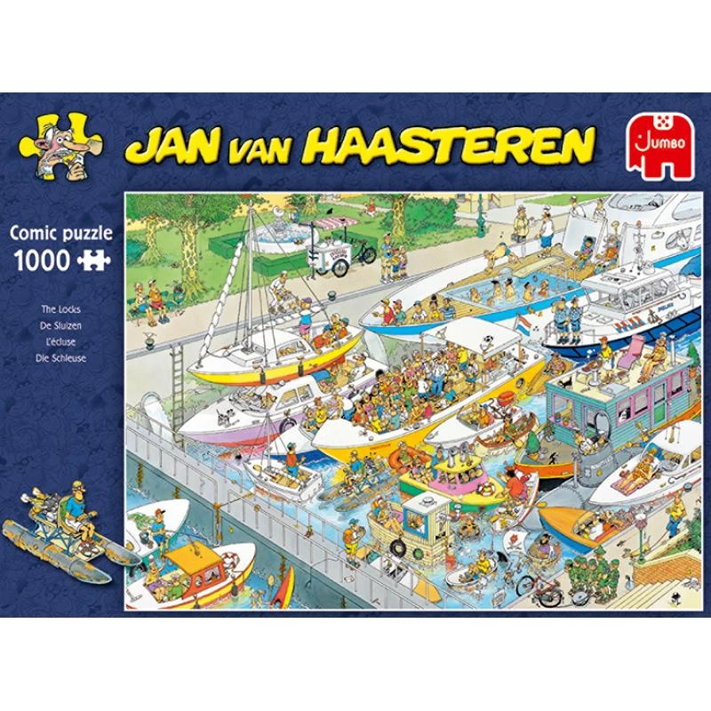 JUMBO SPIELE Jan van Haasteren The Locks 1000-delige puzzel