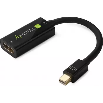 TECHLY Mini DisplayPort 1.4 naar HDMI 2.1 Adapter 8K 60Hz Zwart