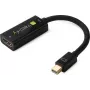 Techly IADAP-MDP-HDMIF8K adapter van Mini DisplayPort 1.4 (male) naar HDMI (female), 8K, zwart