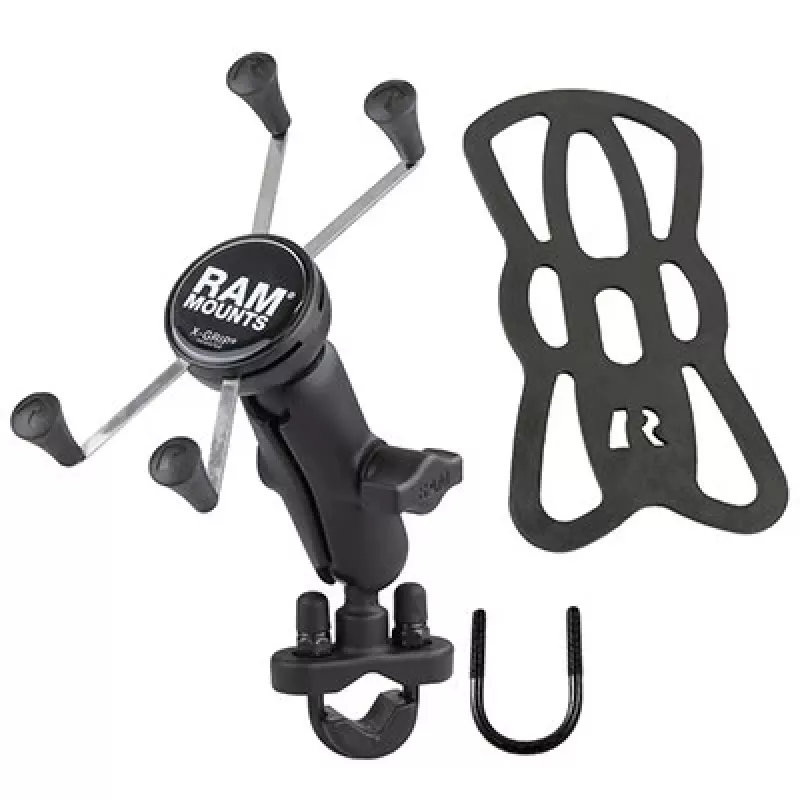 RAM Mounts X-Grip Large telefoonhouder met stuurbeugel U-bout basis