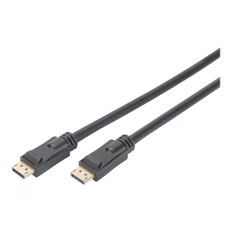 DIGITUS DisplayPort-kabel met versterker 4K 60Hz UHD DP/DP M/M zwart 20m