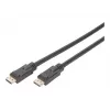 DIGITUS DisplayPort-kabel met versterker 4K 60Hz UHD DP/DP M/M zwart 20m
