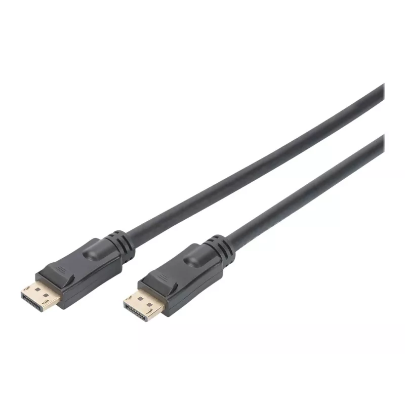 DIGITUS DisplayPort-kabel met versterker 4K 60Hz UHD DP/DP M/M zwart 20m
