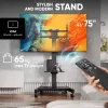 ONKRON TS1552E-B tv-mobiele standaard voor 43-75 inch schermen, zwart