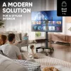 ONKRON TS1552E-B tv-mobiele standaard voor 43-75 inch schermen, zwart