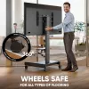 ONKRON TS1552E-B tv-mobiele standaard voor 43-75 inch schermen, zwart