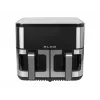 BLOW heteluchtfriteuse 2500W 9L digitaal touchpaneel LED-display zwart