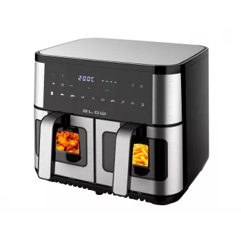 BLOW heteluchtfriteuse 2500W 9L digitaal touchpaneel LED-display zwart
