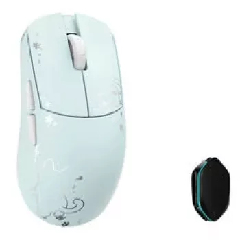 WL MOUSE WLMouse YING magnesium draadloze gaming-muis, PAW3950HS, 8K polling, OMRON optische switches - blauw