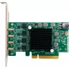 HighPoint RocketU 1244C USB-adapterkaart, PCIe 3.0 x8, low-profile