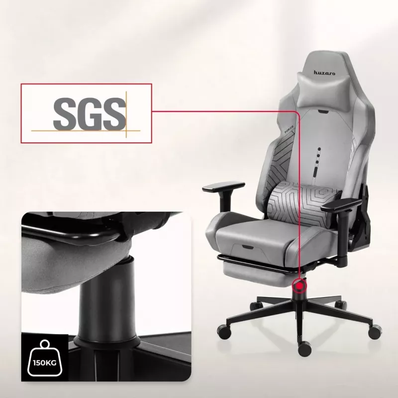 Huzaro Force 8.1 Grey gamingstoel
