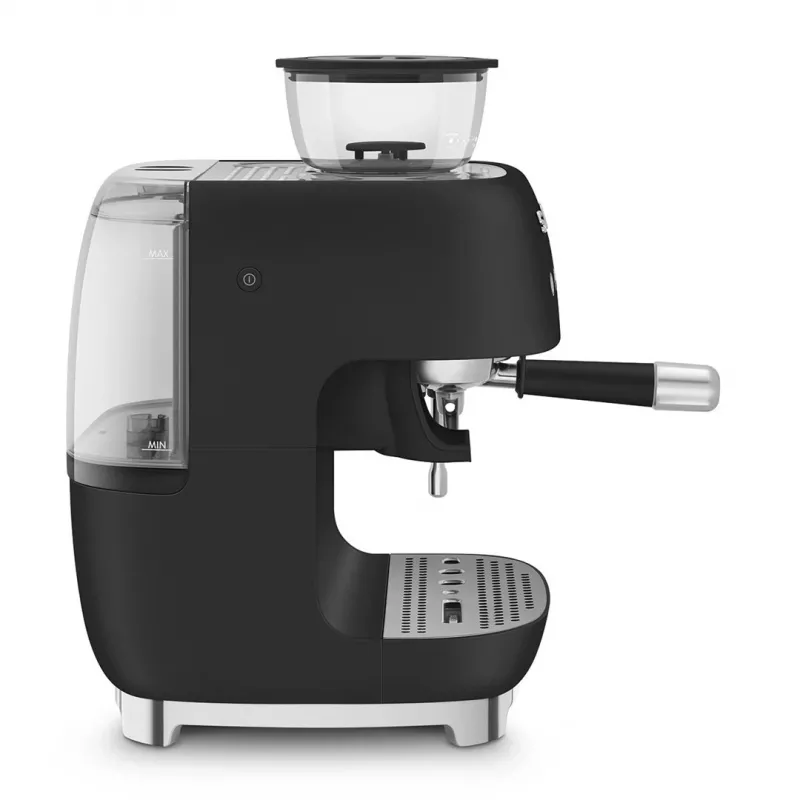 Smeg EGF03BLMEU espressomachine met bonenmaler, 1650 W, zwart