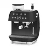 Smeg EGF03BLMEU espressomachine met bonenmaler, 1650 W, zwart