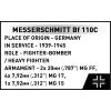 COBI KLOCKI Blocks Messerschmitt BF 110C 578 stuks